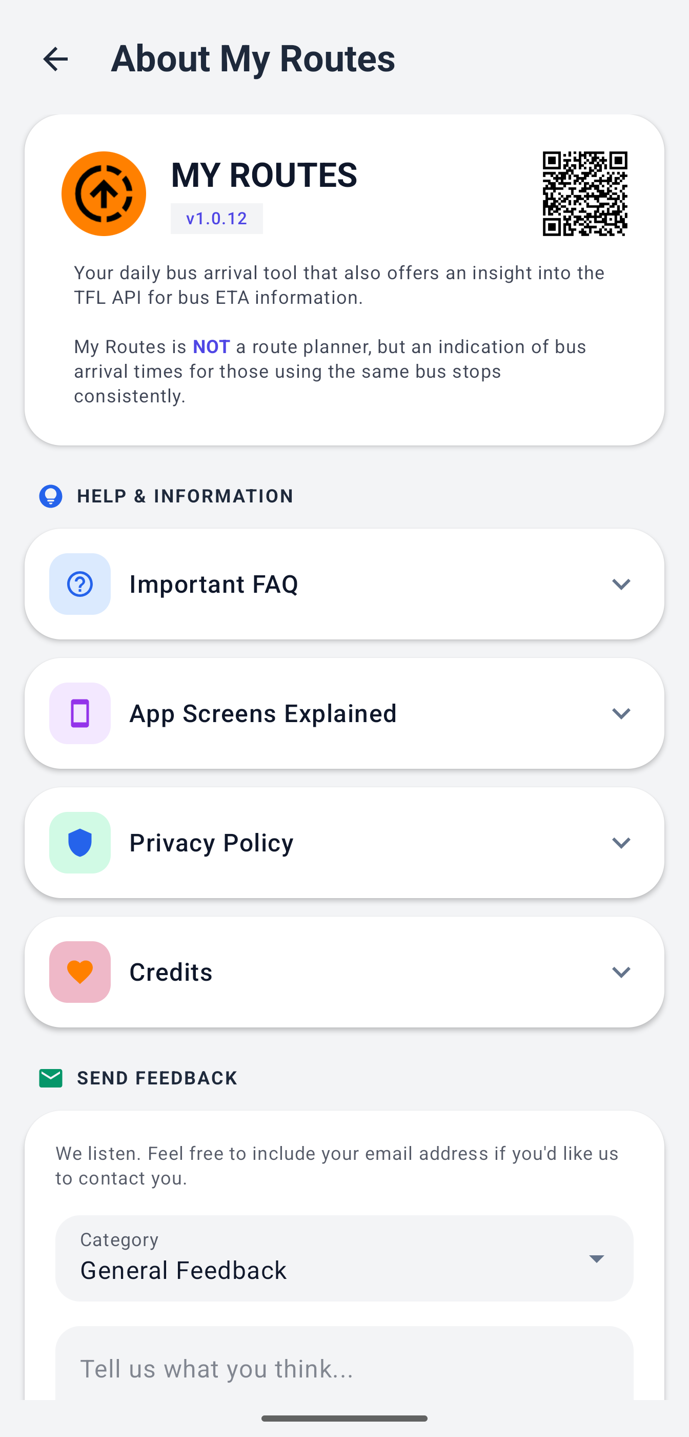 App Screenshot - About
